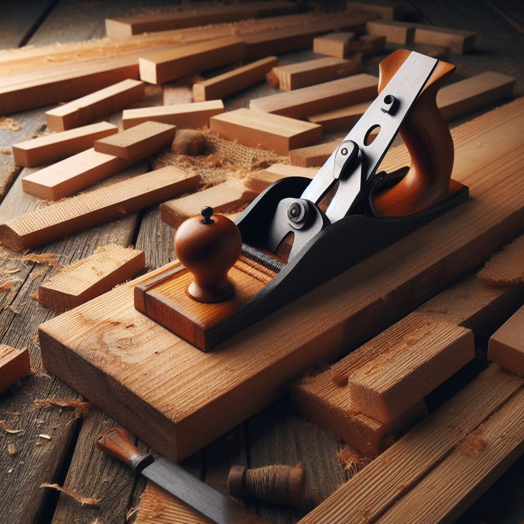 How to flatten and dimension rough lumber with a hand plane? Wood