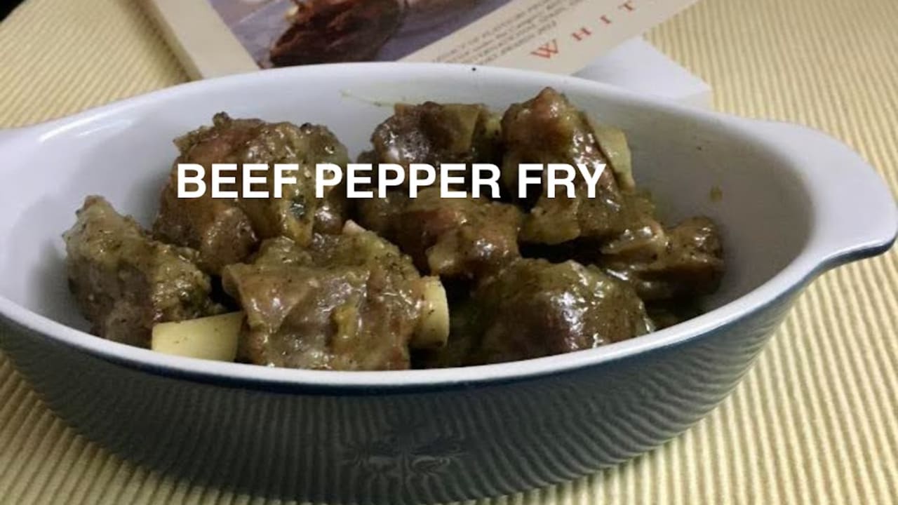 Anglo-Indian Pepper Beef Fry