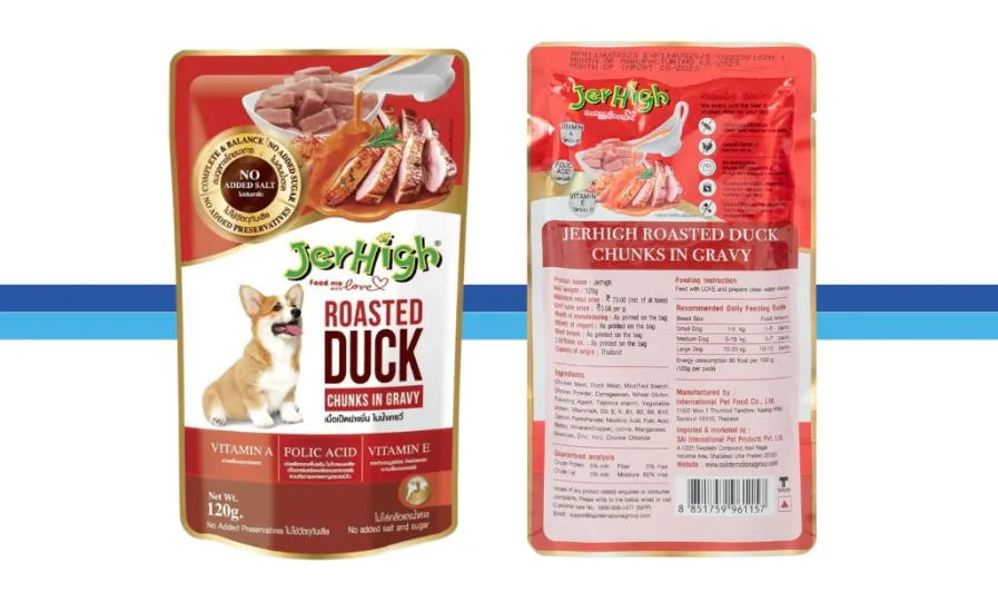 JerHigh Roasted Duck in Gravy – Wet Dog Food Review