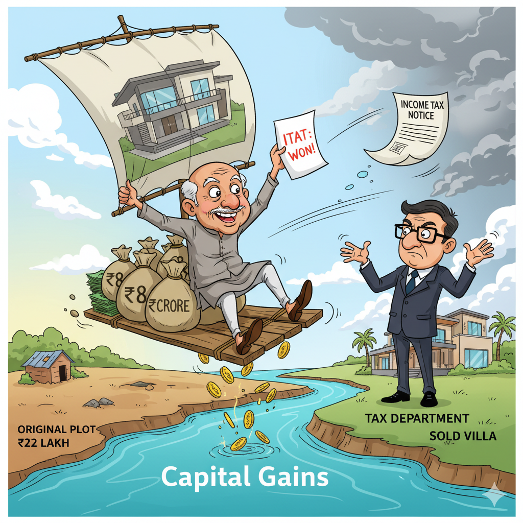 Senior Citizen Wins Tax Battle: From Rs 22 Lakh Plot to Rs 8 Crore Home Sale