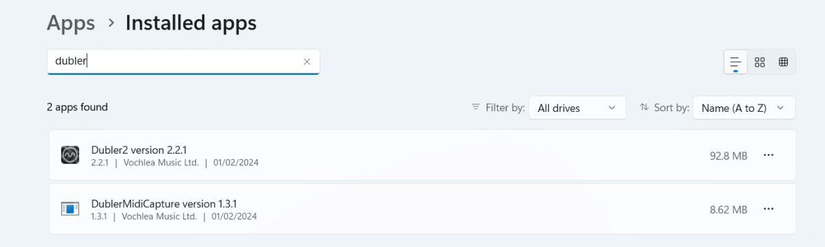 How to completely reinstall Dubler 2