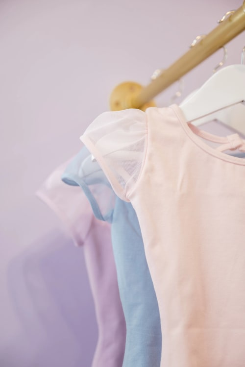 The Three uses of Bluffton sells a wide color and brand selection of leotards