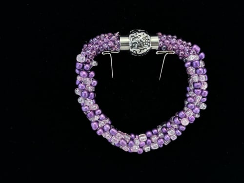 Kumihimo Beaded Bracelet 22