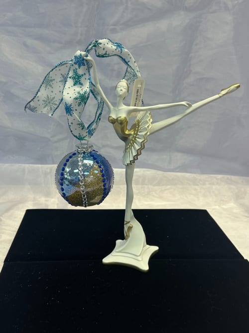 Christmas Ball Medium Glitter Stone 2