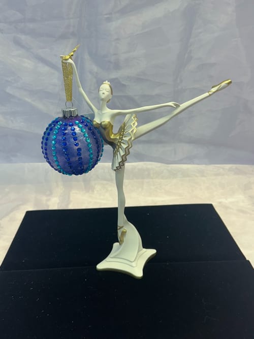 Christmas Ball Medium Glitter Stone 3