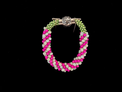Kumihimo Beaded Bracelet 4