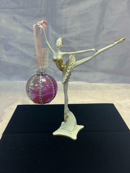 Christmas Ball Medium Glitter Stone 4