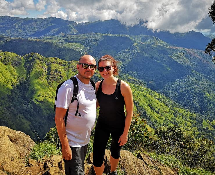 Tea connoisseurs exploring emerald plantation landscapes