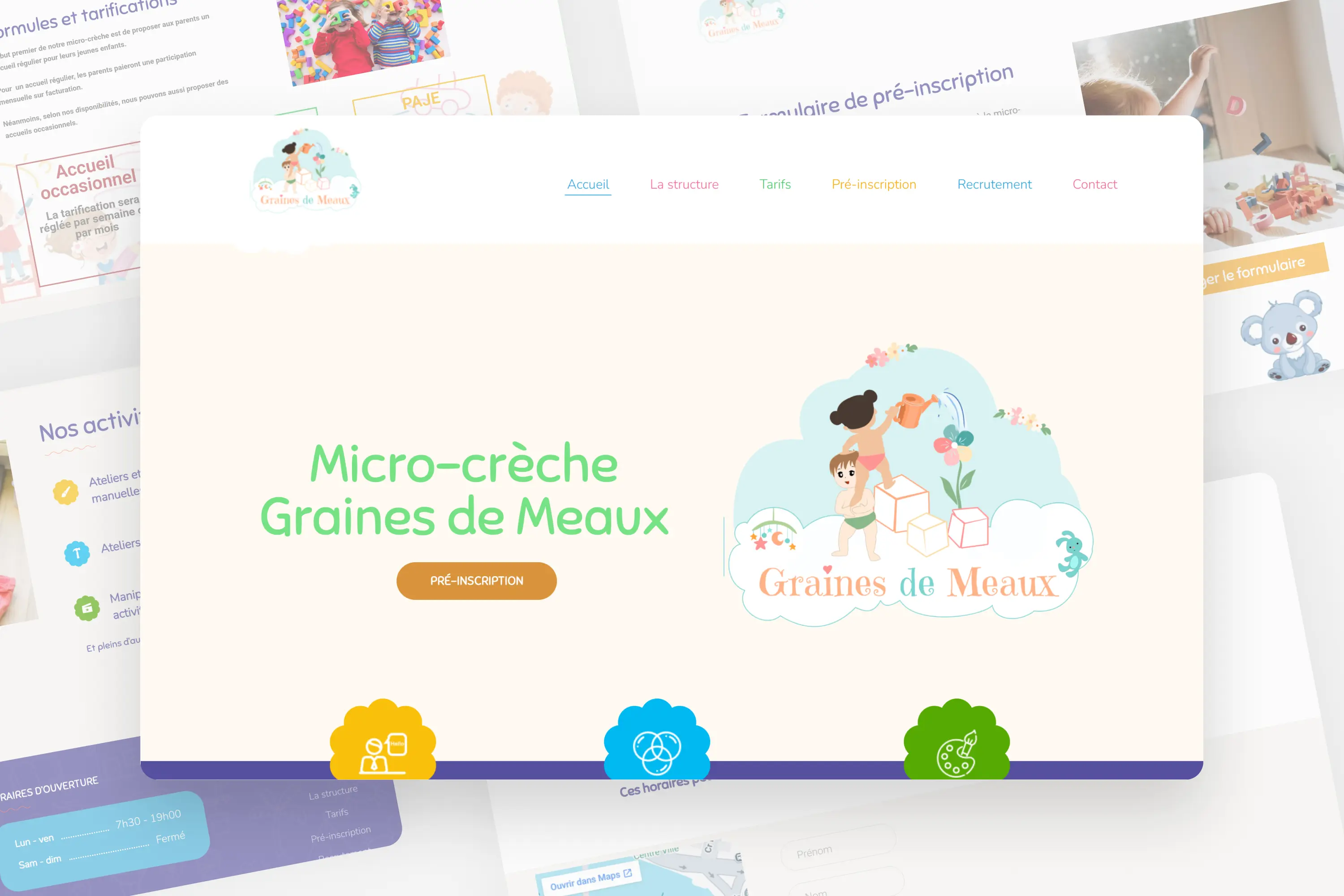 Aperçu desktop du projet Graines de Meaux