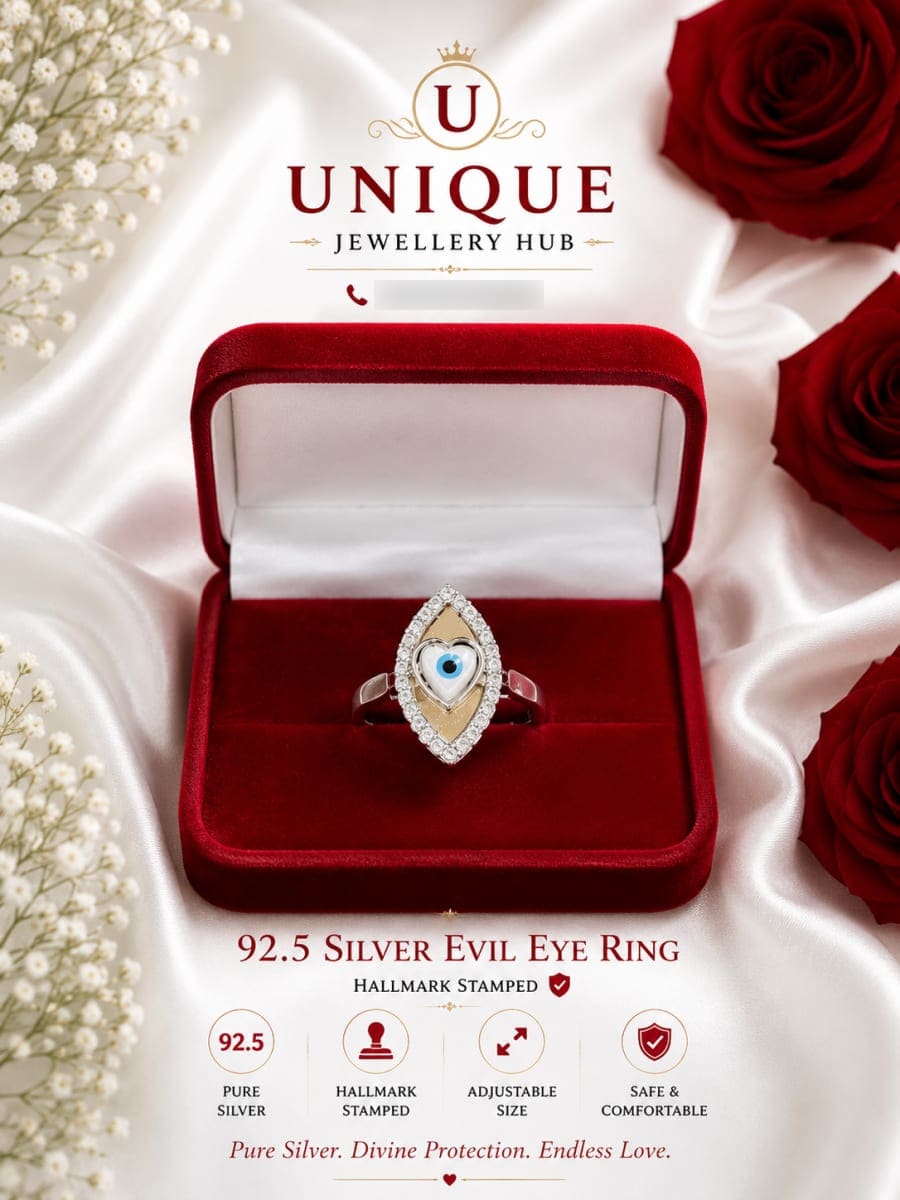 92.5 Silver Evil Eye Ring in Albury for sale