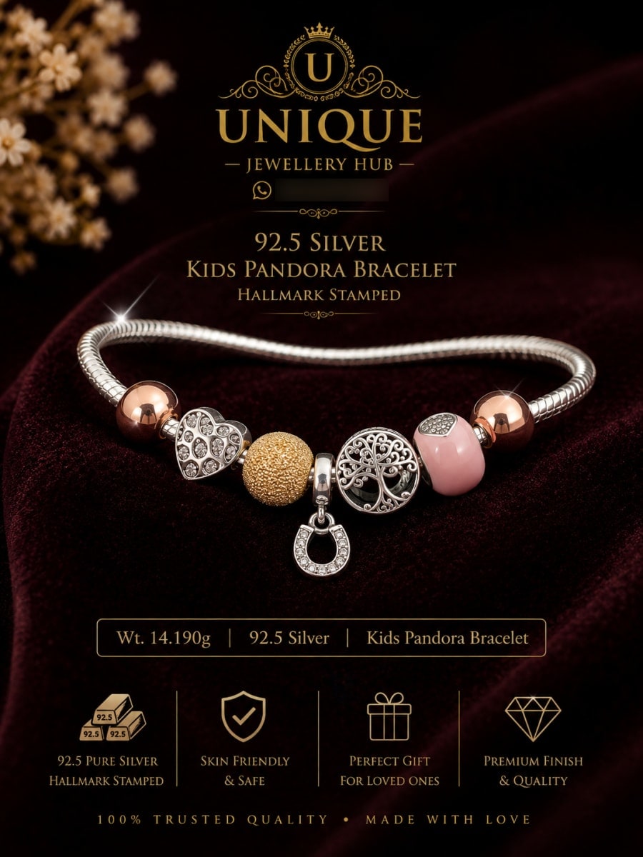 92.5 Silver Kids Pandora Bracelet  in Albury for sale