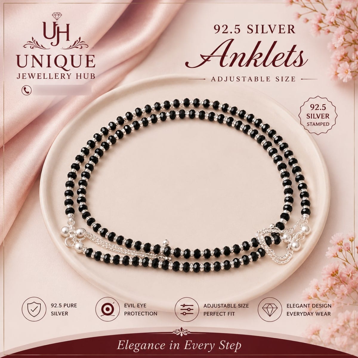 92.5 Silver Anklets for sale in Albury