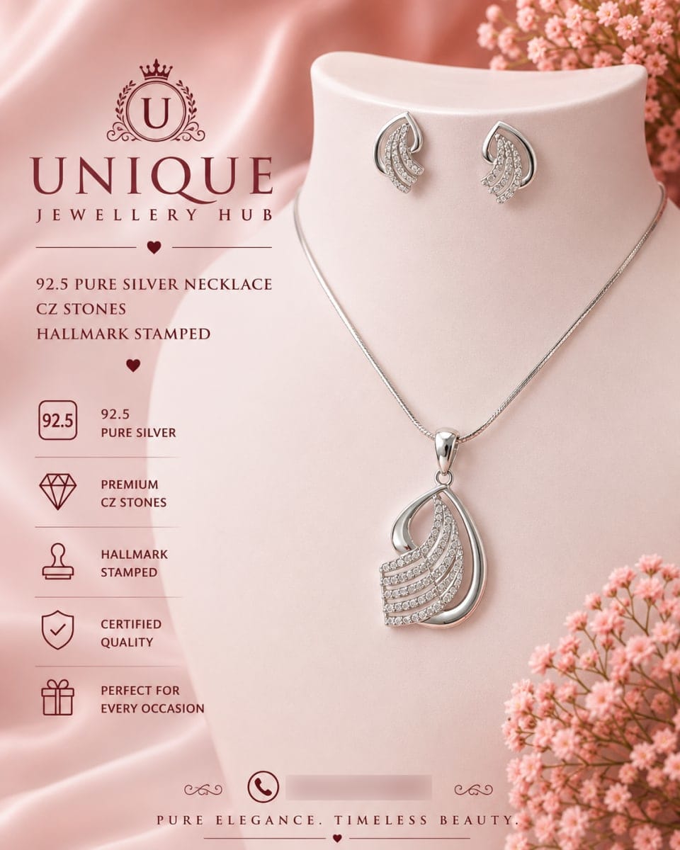 92.5 Silver Necklace Set in Albury for sale