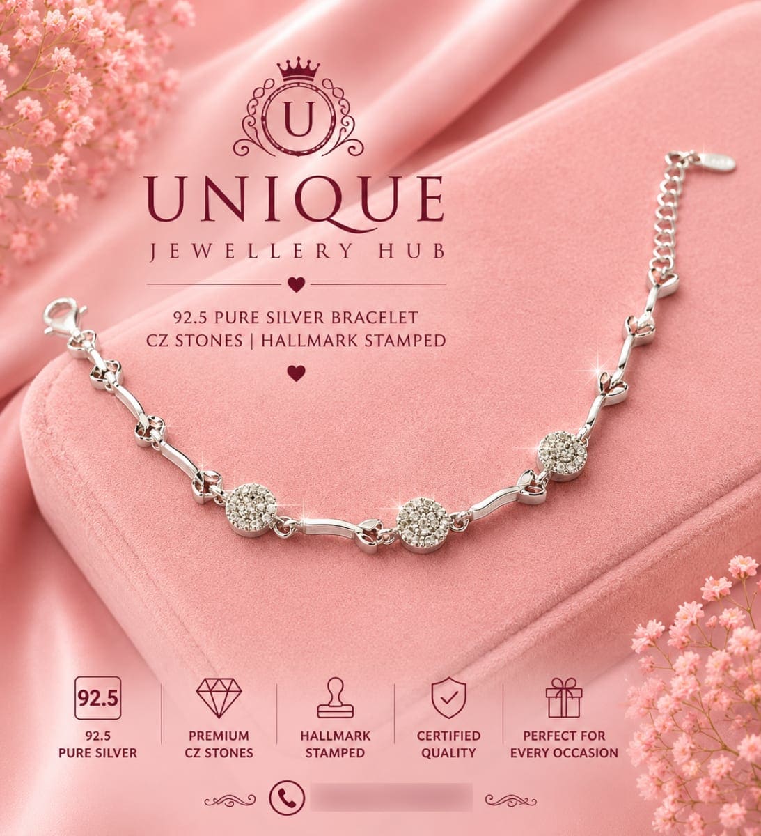 92.5 Silver Bracelet for sale in Albury