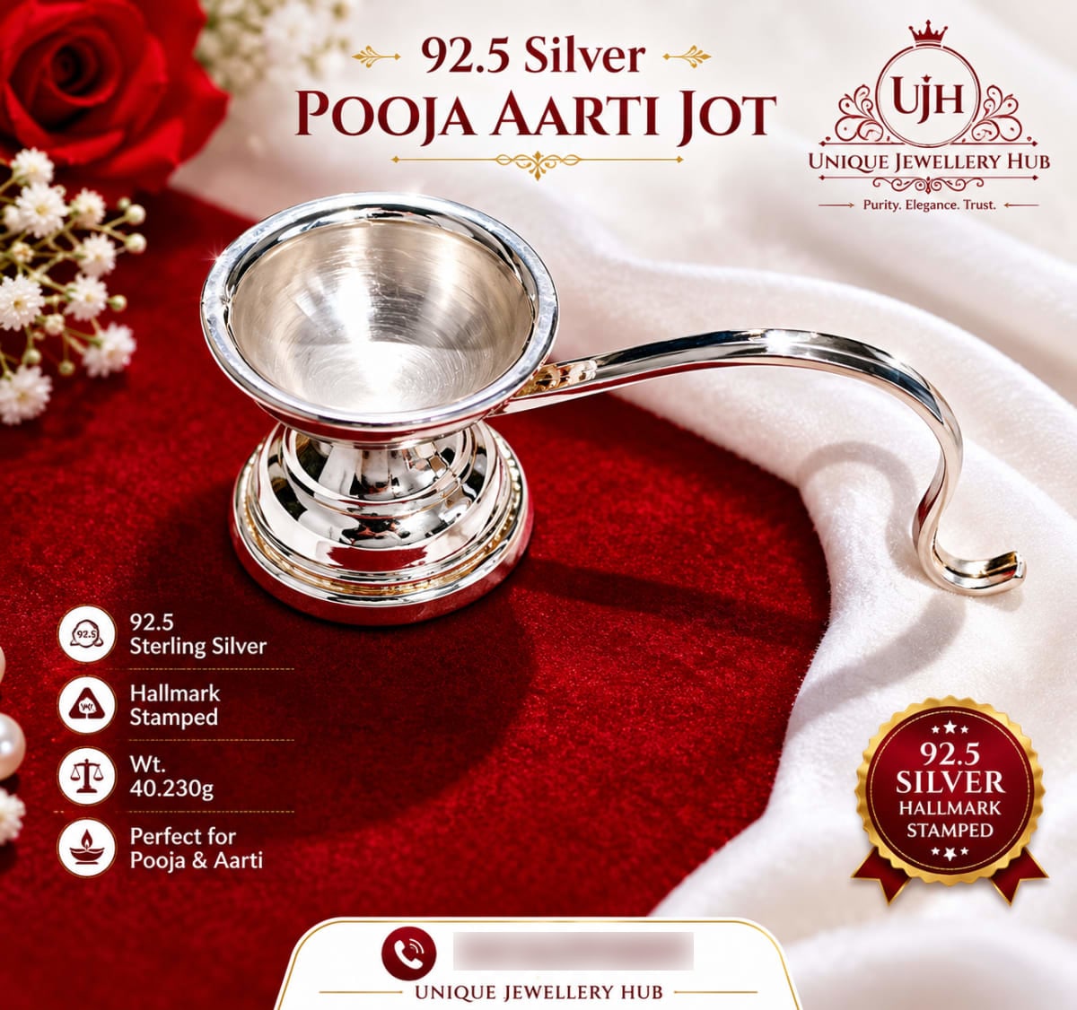 92.5 Silver Pooja Jot for sale in Albury