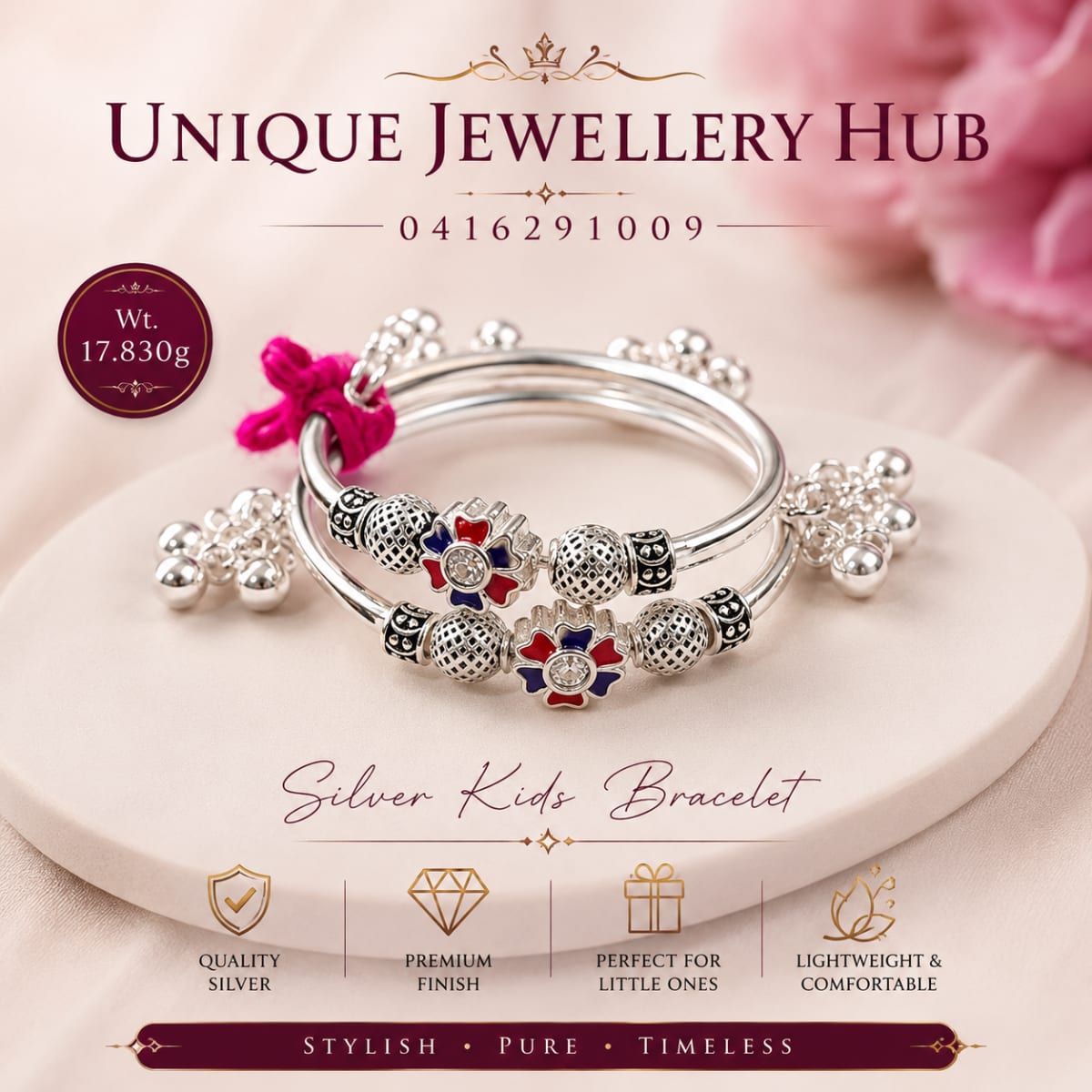 Silver Kids Bracelet in Albury for sale