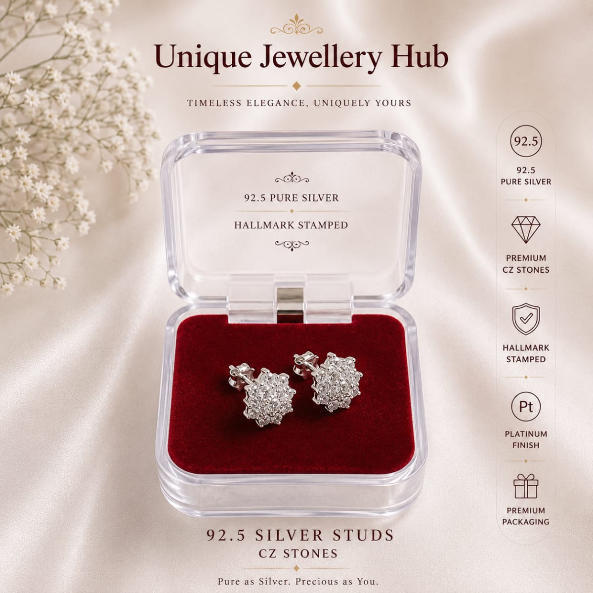 92.5 Silver Ear Rings for sale in Albury