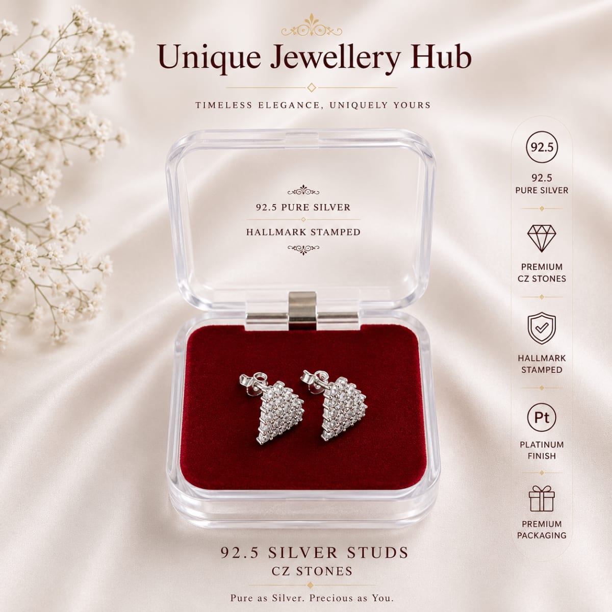 92.5 Silver Ear Rings for sale in Albury