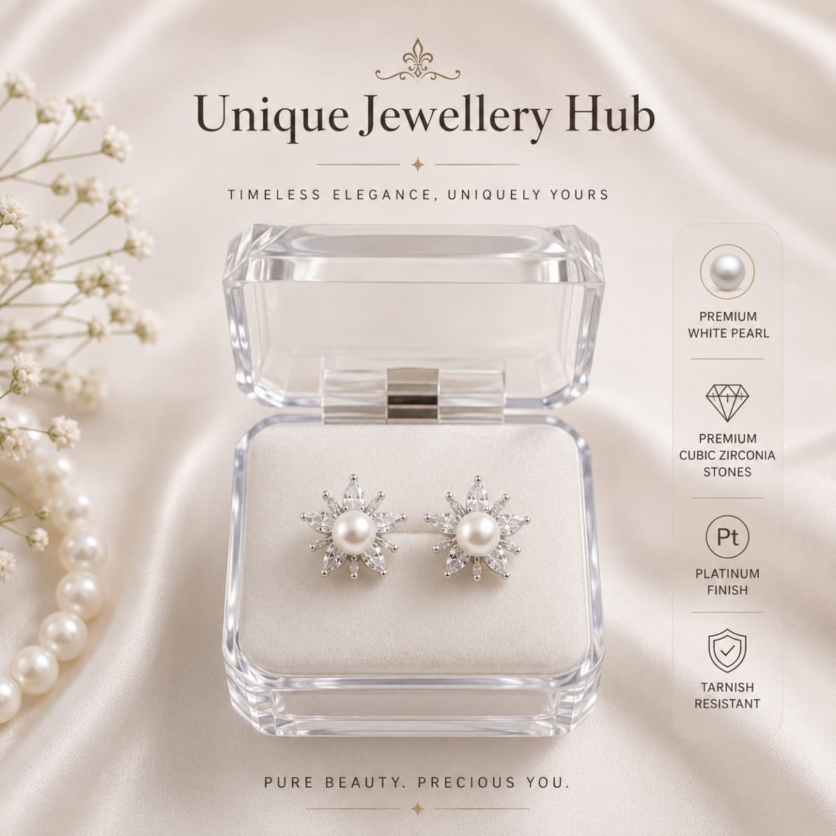 92.5 Silver Ear Rings  for sale in Albury