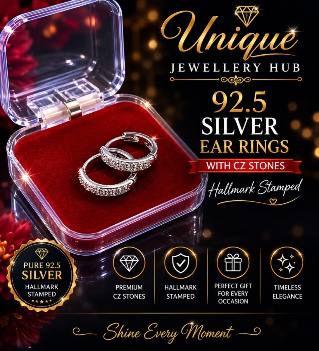 92.5 Silver Ear Rings for sale in Albury
