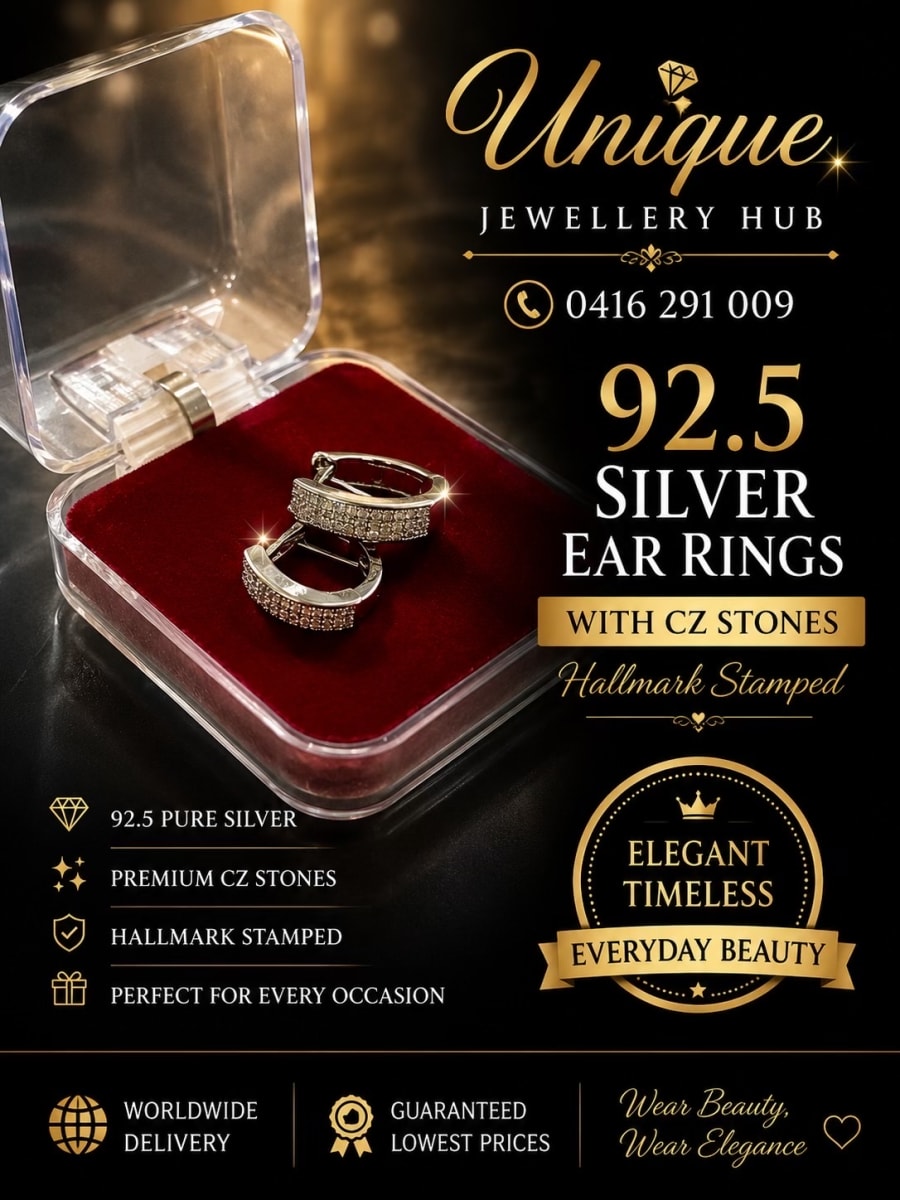 92.5 Silver Ear Rings in Albury for sale
