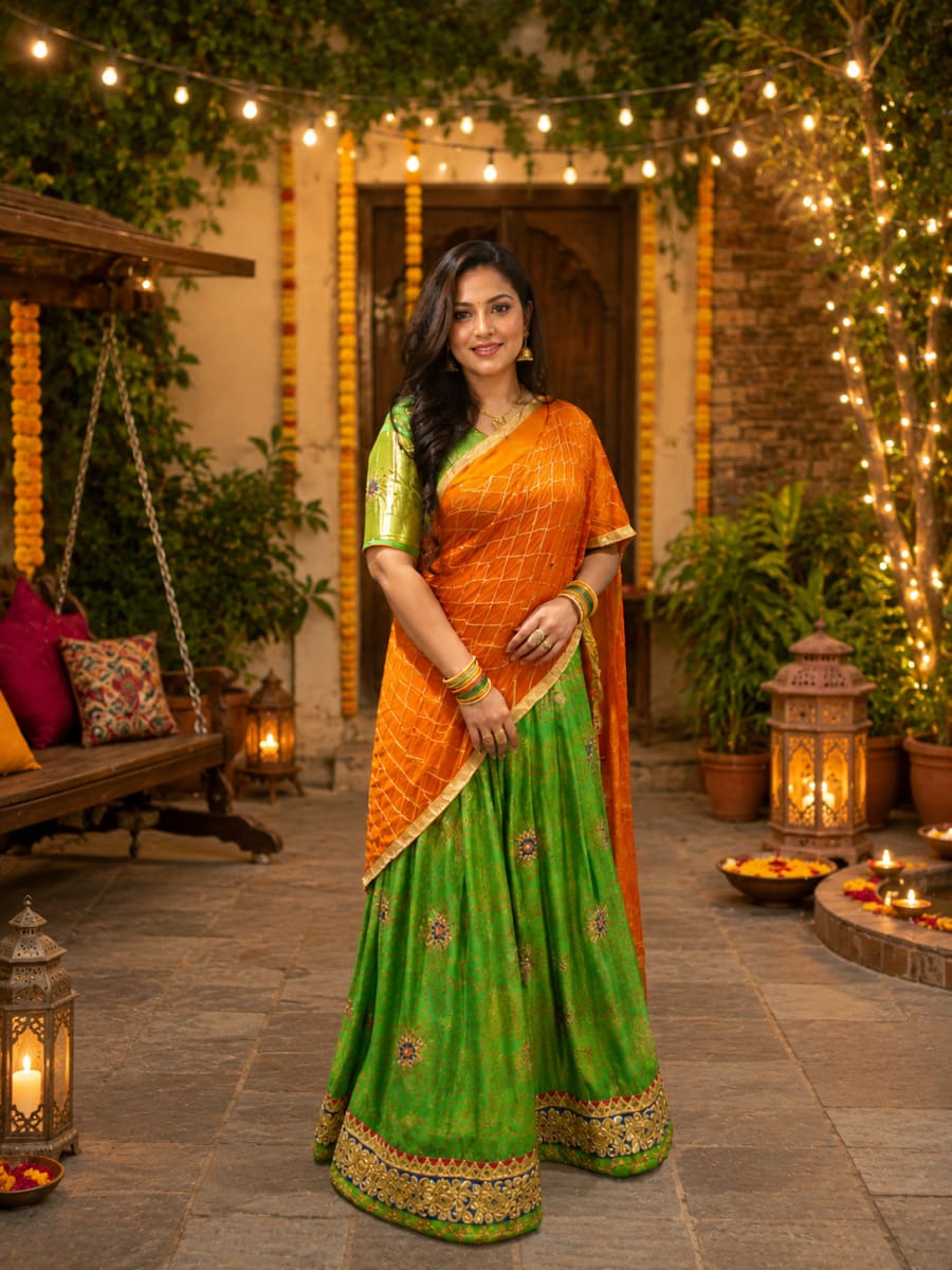 Lengha choli size 3XL for rent in Clyde North