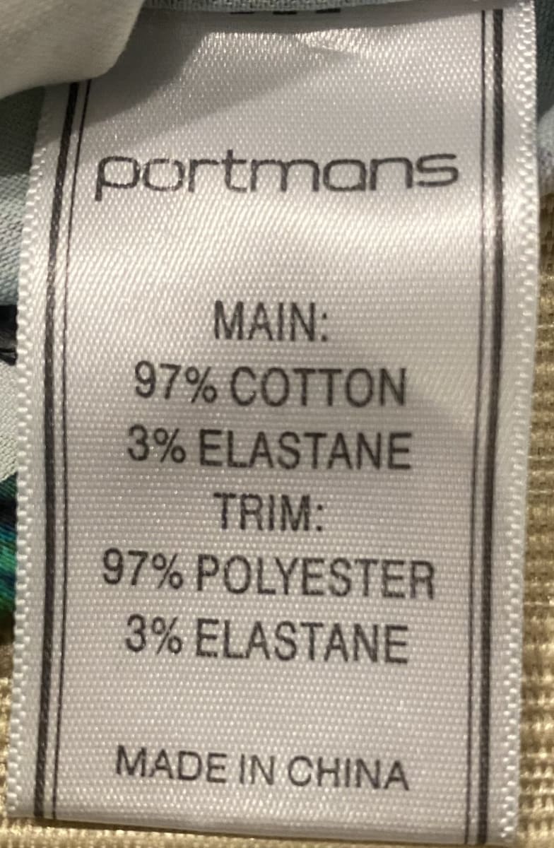 Portmans Floral Mesh Panel Top photo 4