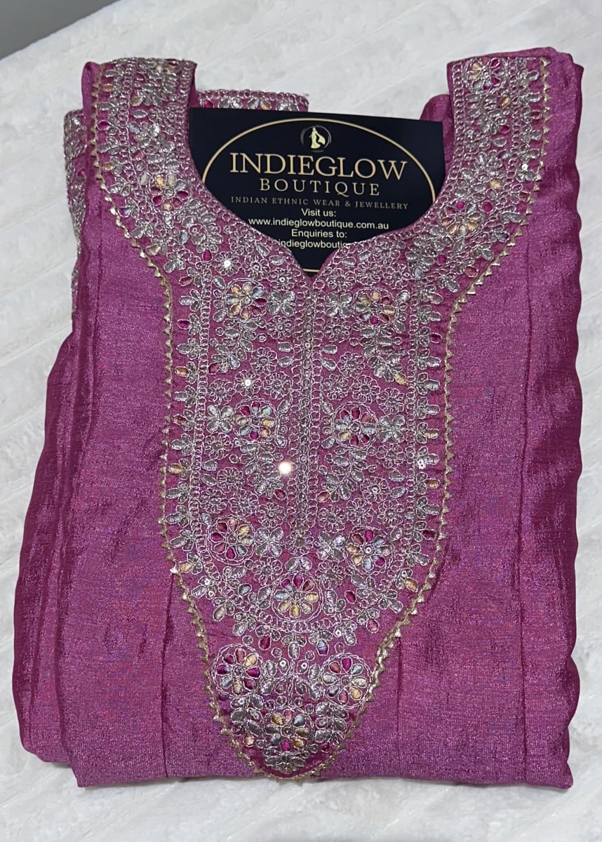 Onion Pink Anarkali photo 2