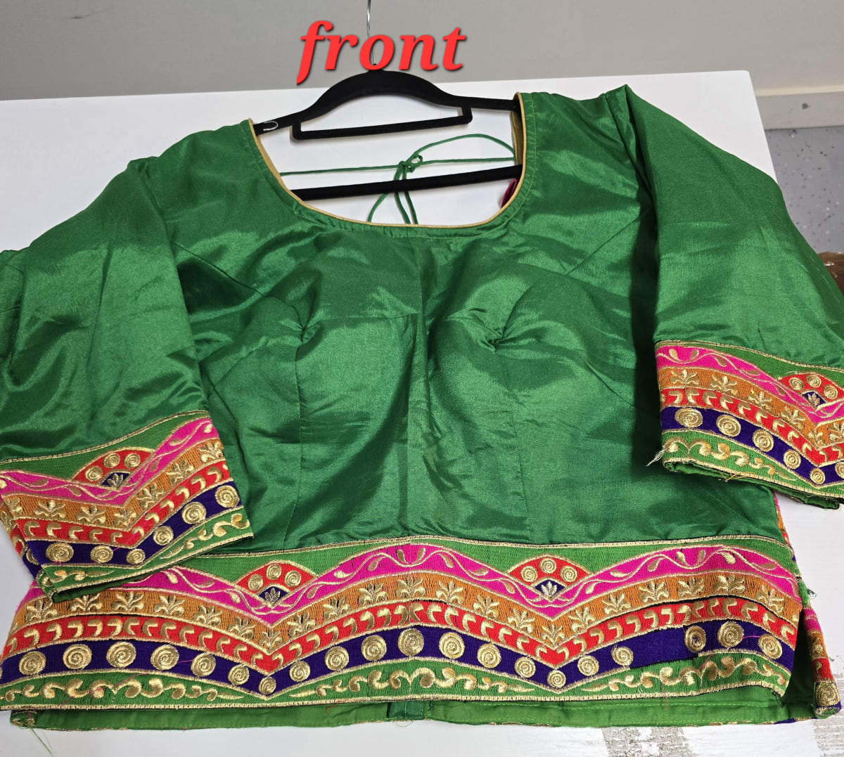 Festive wear- Green Lehenga Choli photo 4