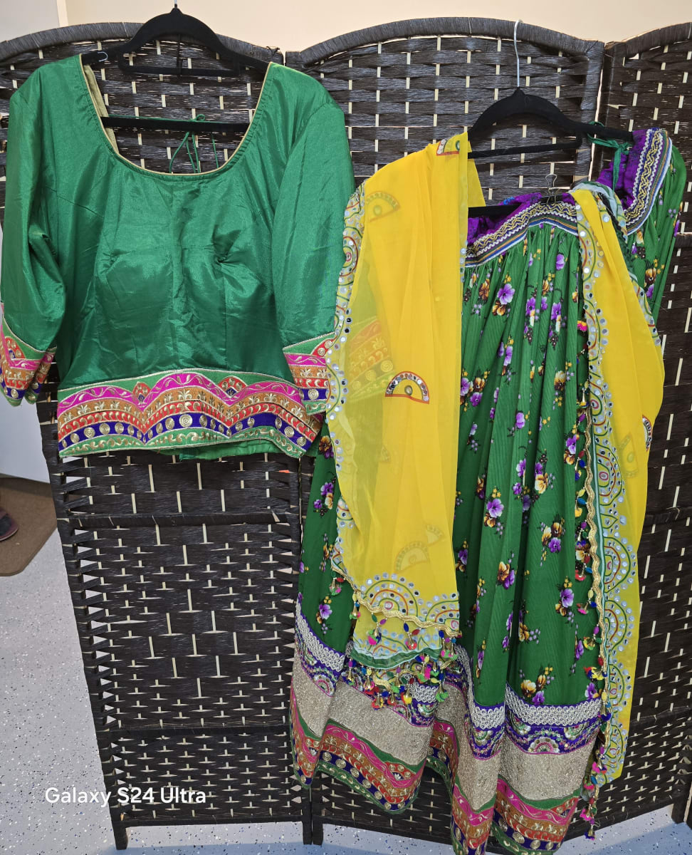 Festive wear- Green Lehenga Choli photo 6