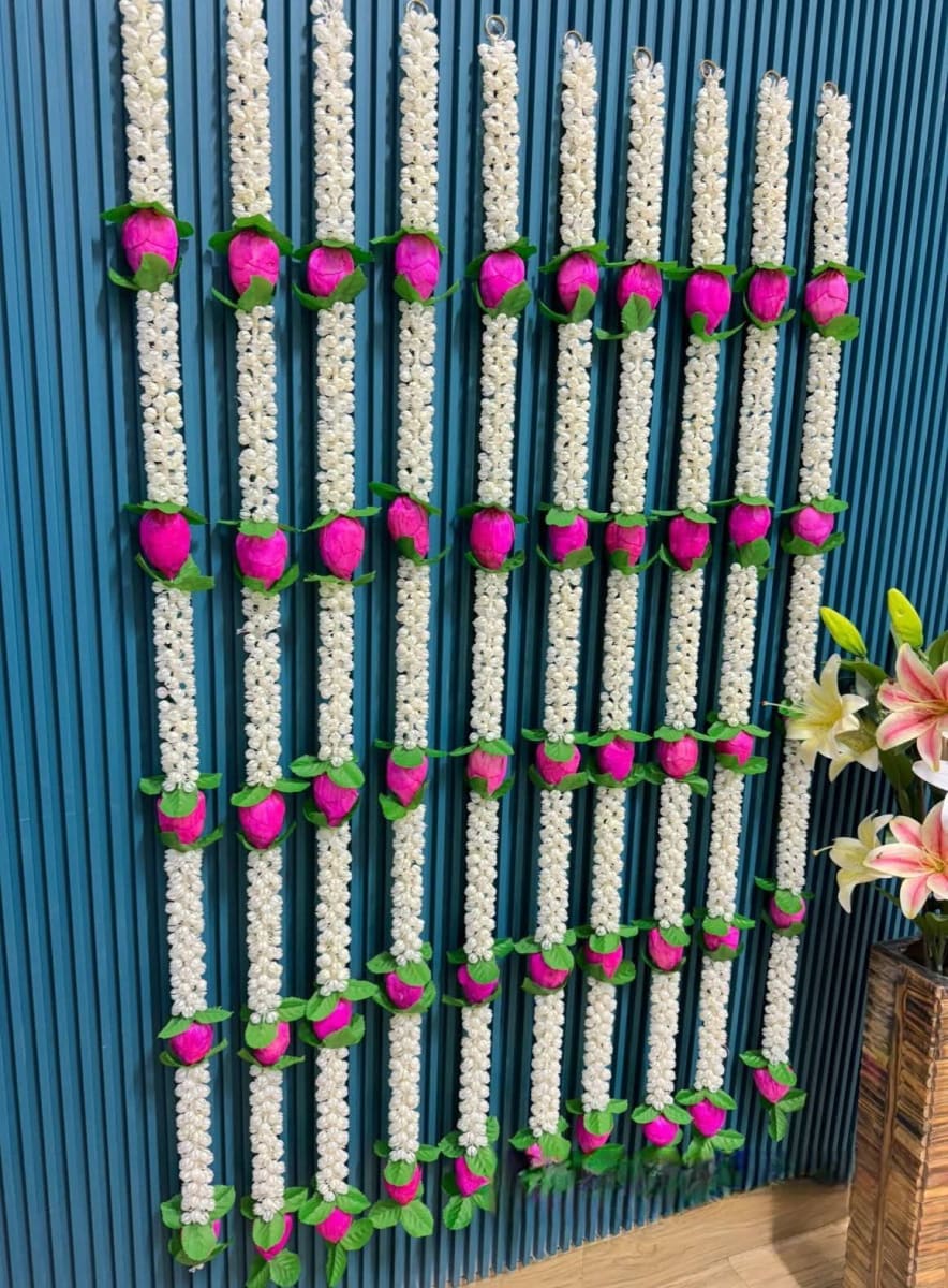 Artificial Jasmine flower hangings  photo 2