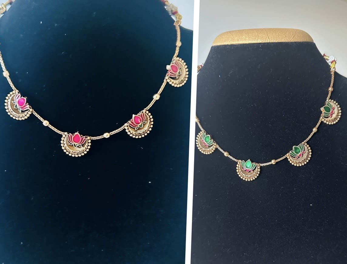 Lotus grace necklace set in Forde for sale