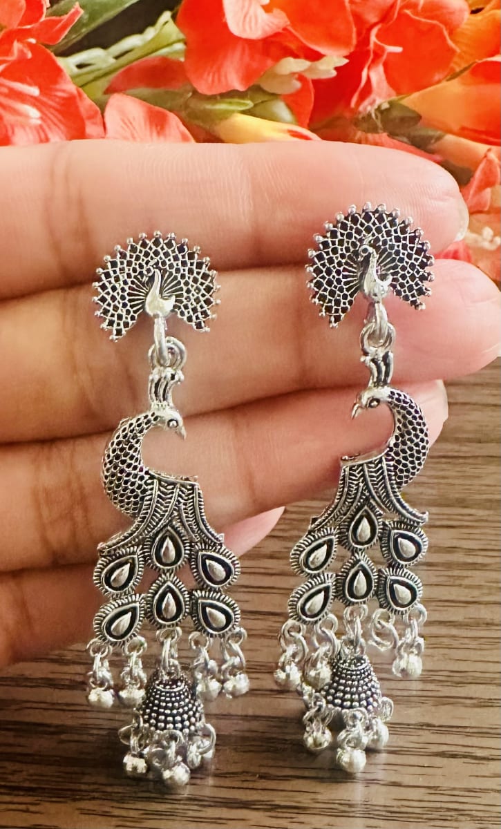 Stylish lightweight black metal earrings in Forde for sale