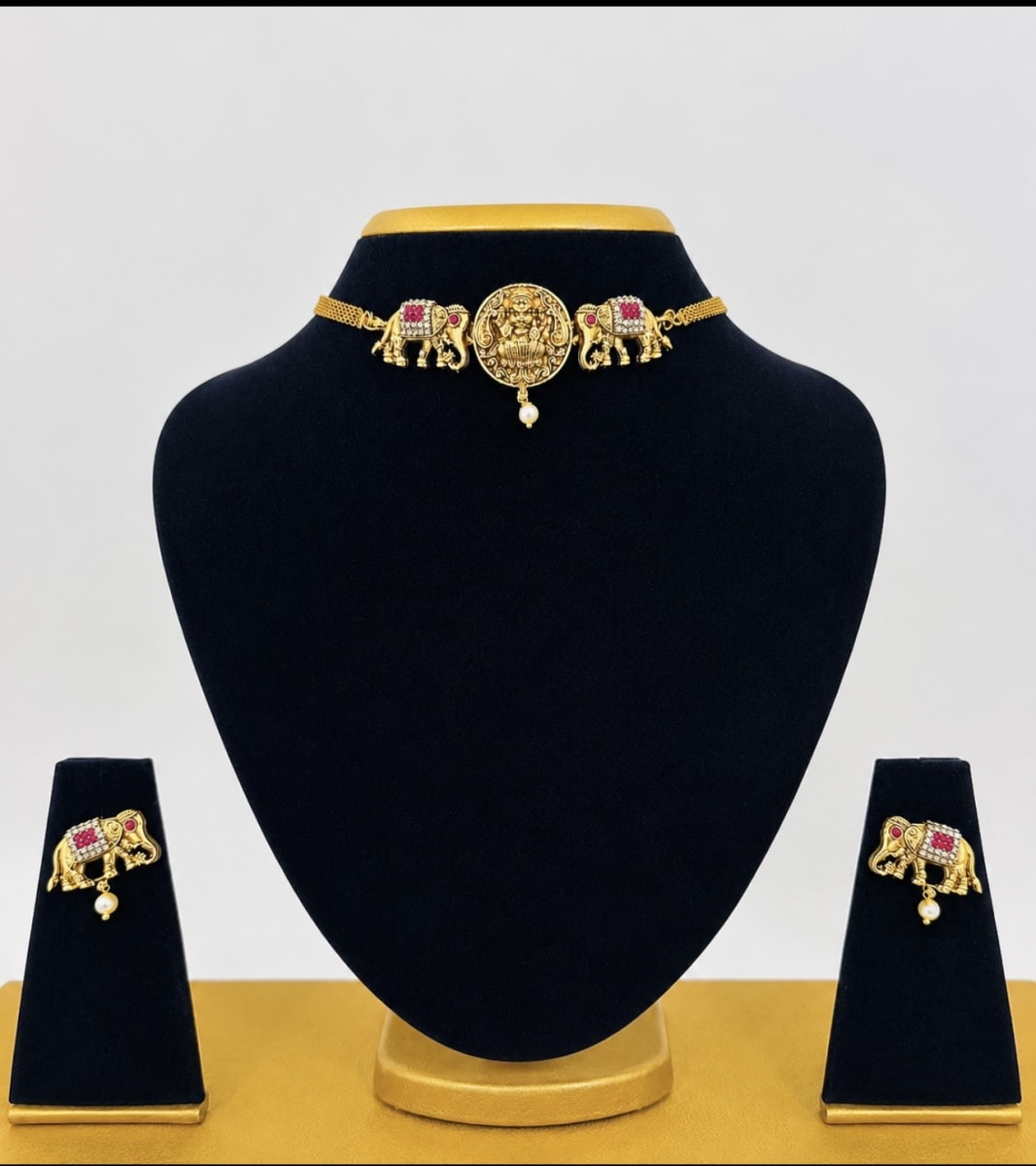 Goddess Lakshmi Heritage Choker for sale in Forde