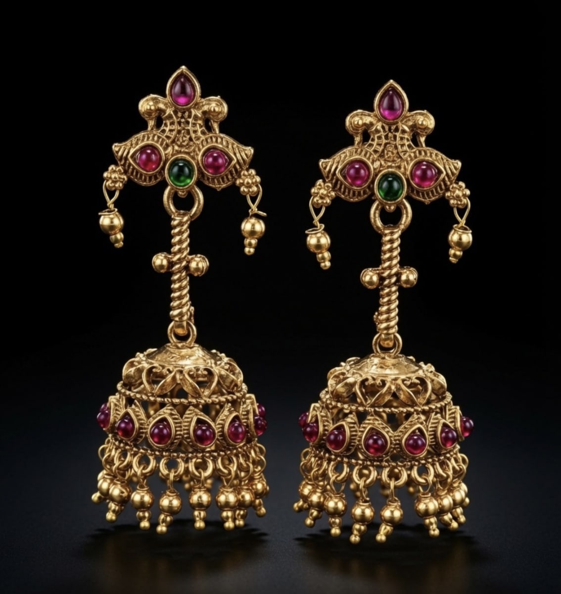 Royal Heritage Jhumkas for sale in Forde
