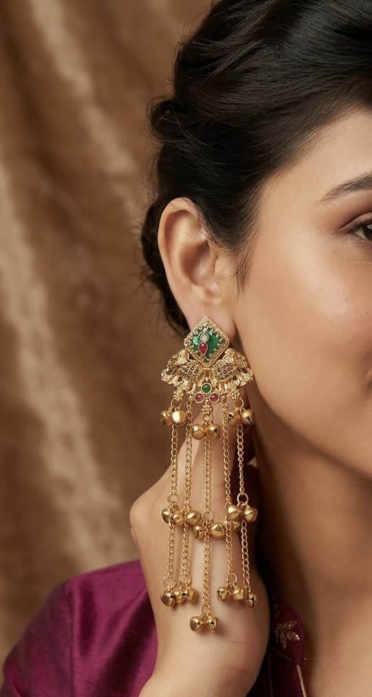 Luvruvi Kashmiri Earrings  for sale in Bonner