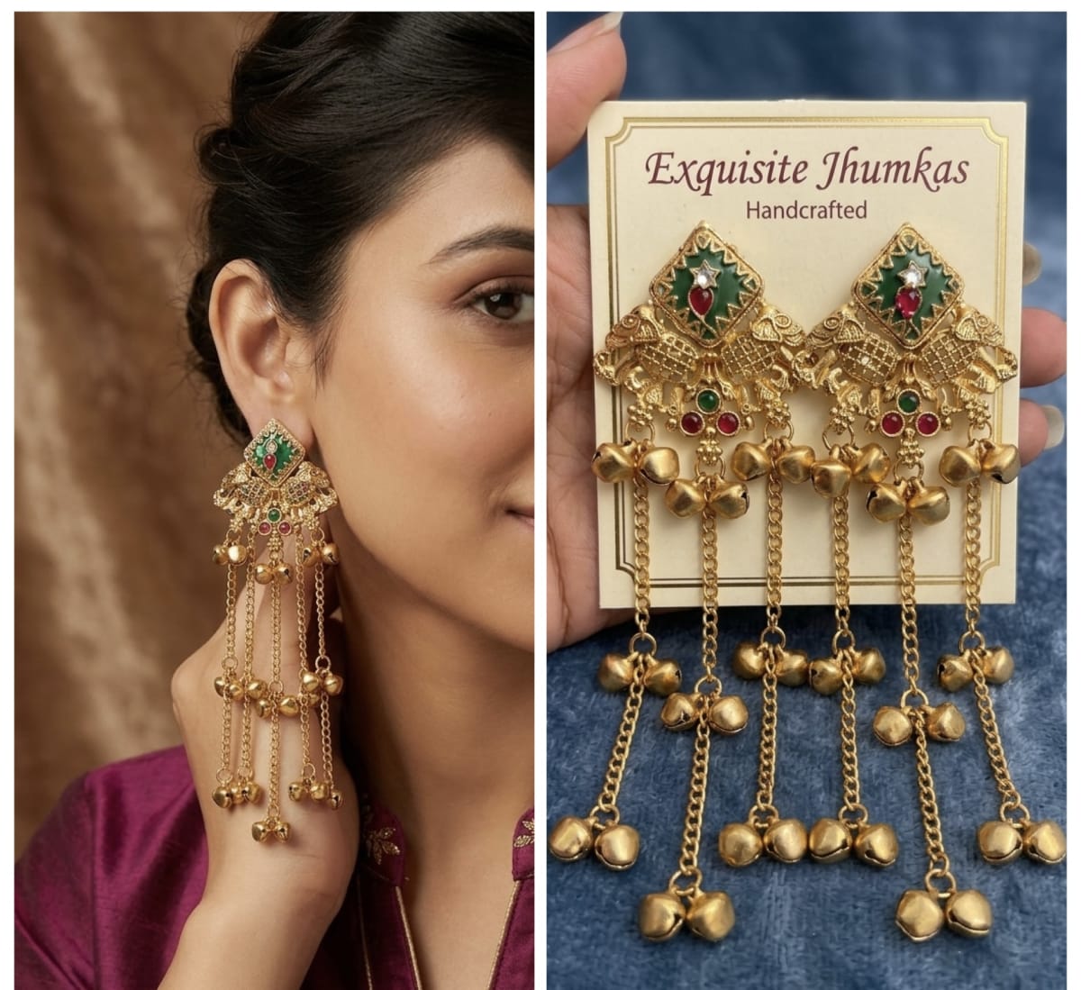 Luvruvi Kashmiri Earrings  photo 3
