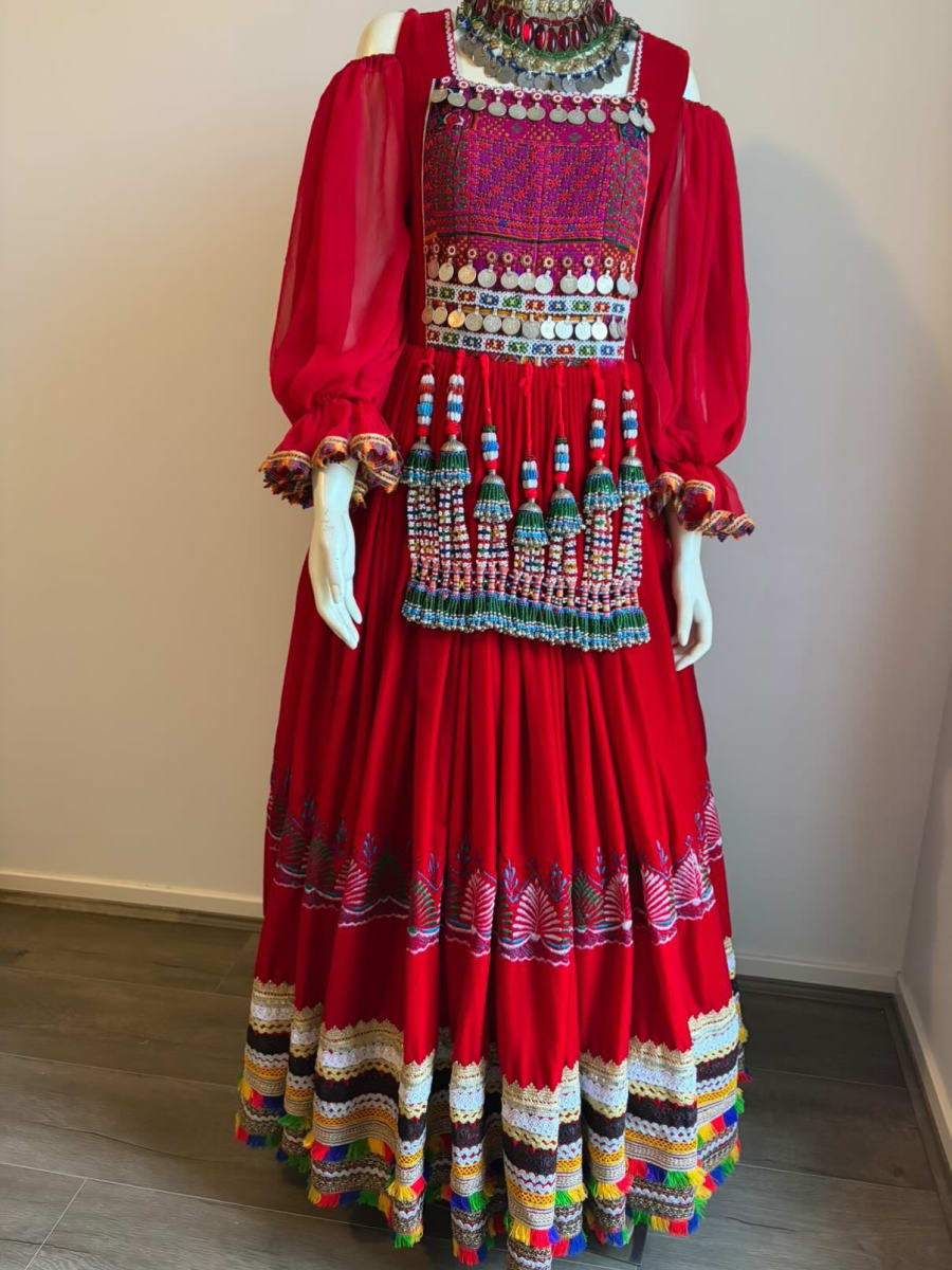 Bridal Afghani henna dress for rent in Box Hill