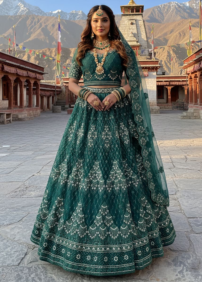Butterfly Net Designer Lehenga Choli for sale in Bardia
