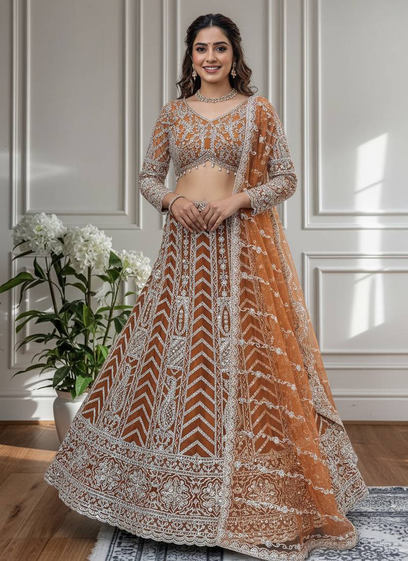 Embroidered Sequins Lehenga size XL for sale in Bardia