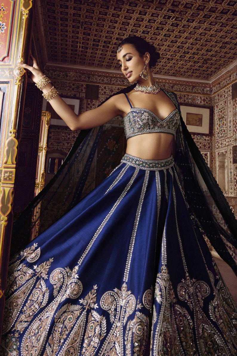 Embroidered Sequins Lehenga for sale in Bardia