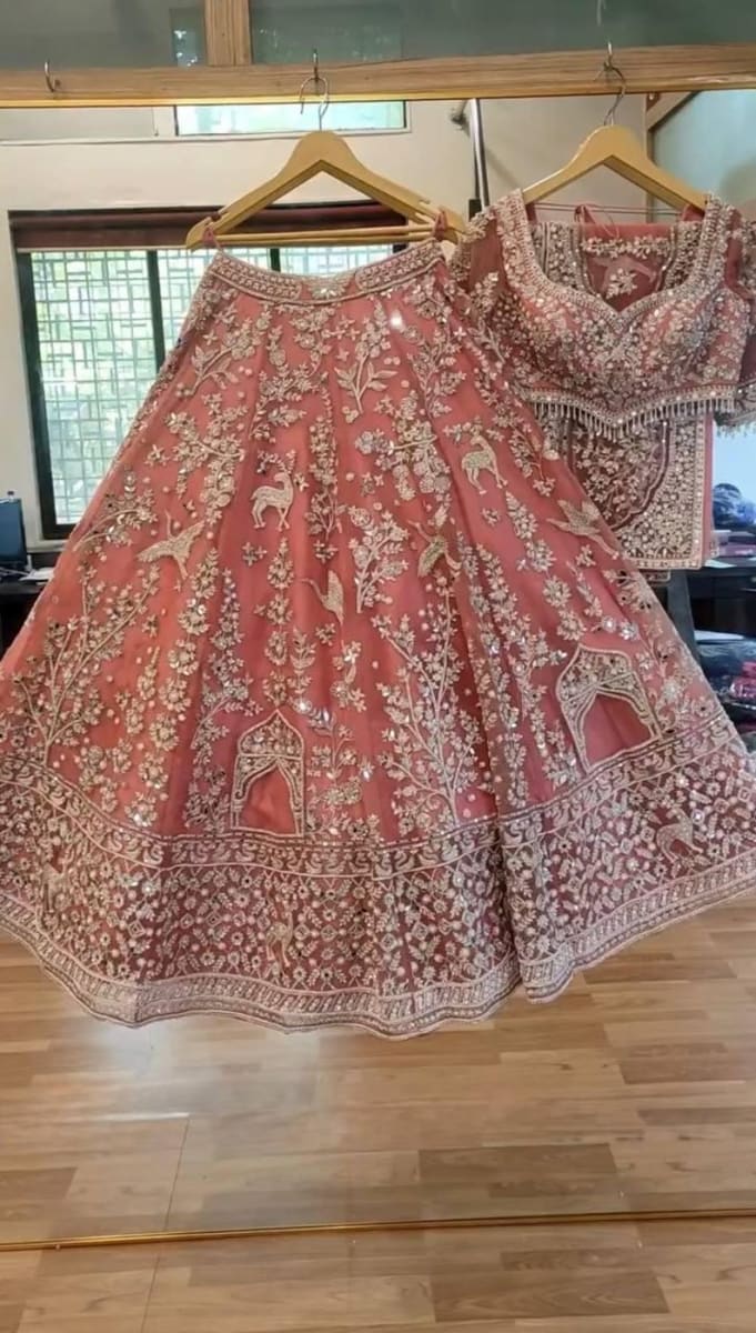 Heavy Soft Net Lehenga size XXL for sale in Bardia