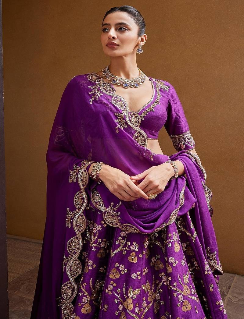 Heavy Thai Silk Lehenga photo 2
