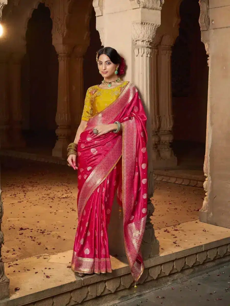 Designer Pure Satin Saree for sale in Bardia