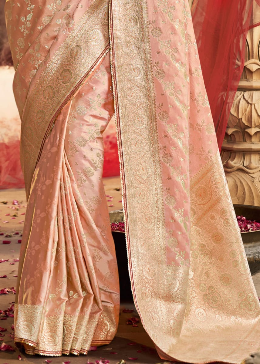 Designer Pure Satin Saree photo 3