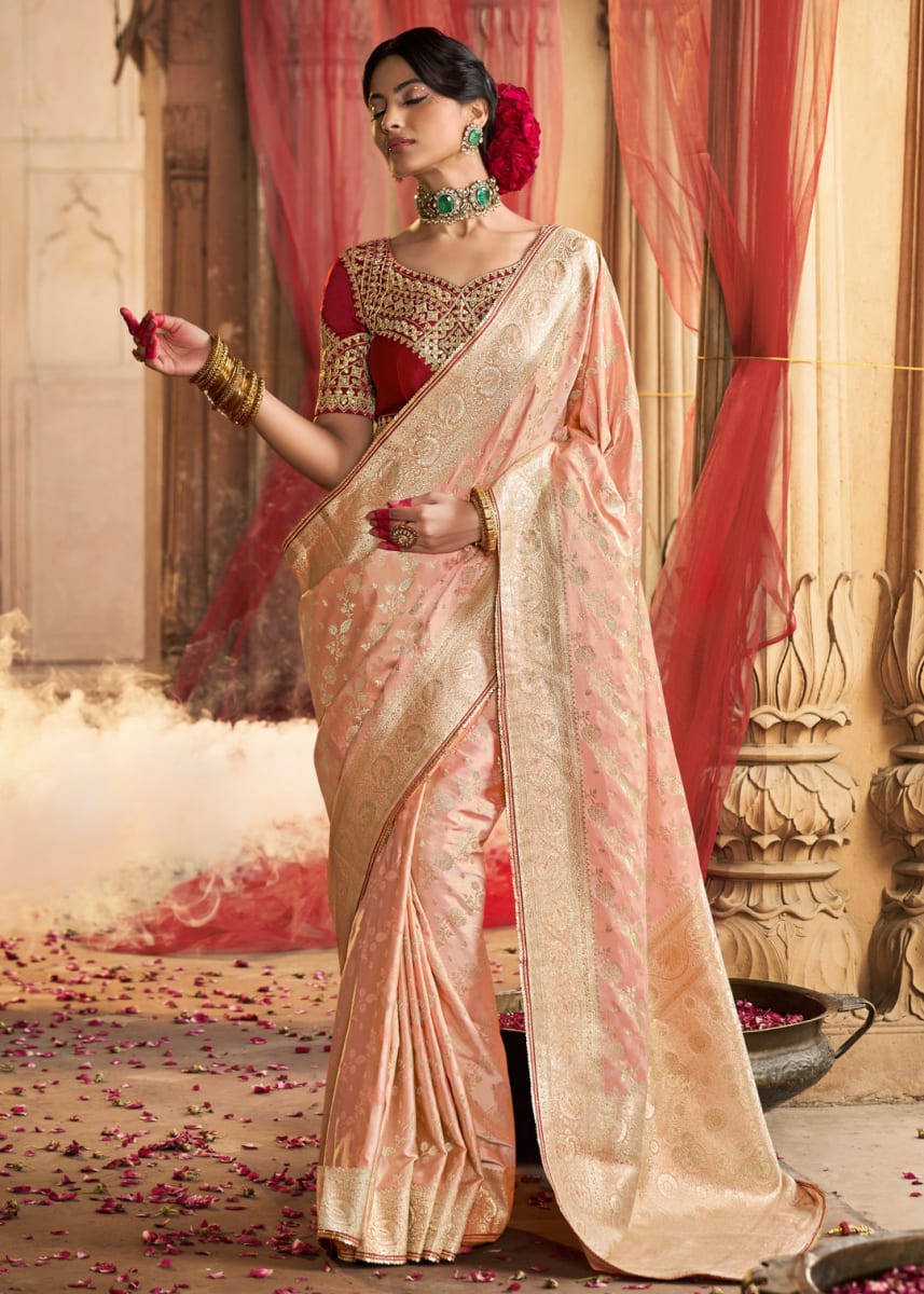 Designer Pure Satin Saree in Bardia for sale