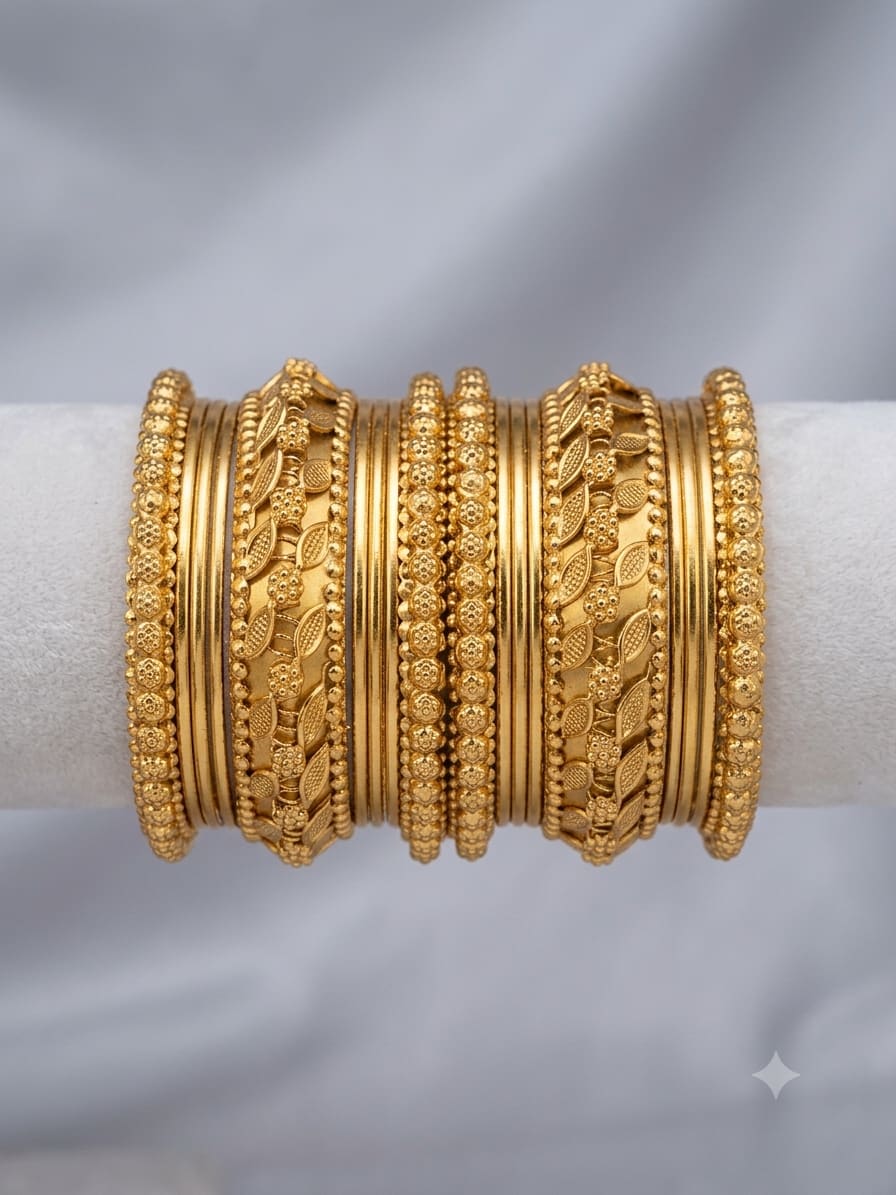 Luvruvi gold metal bangles for sale in Amaroo