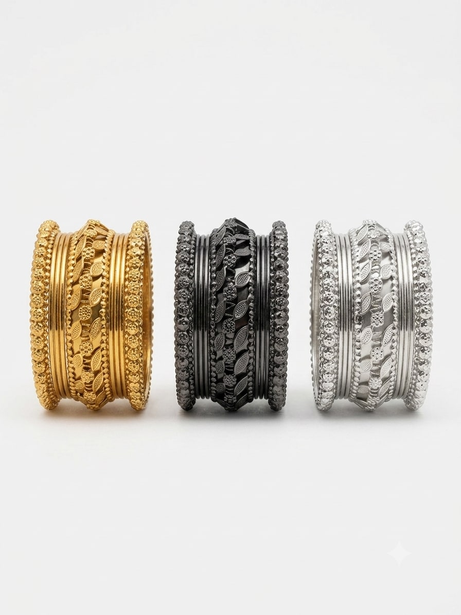 Luvruvi metal silver bangles for sale in Amaroo