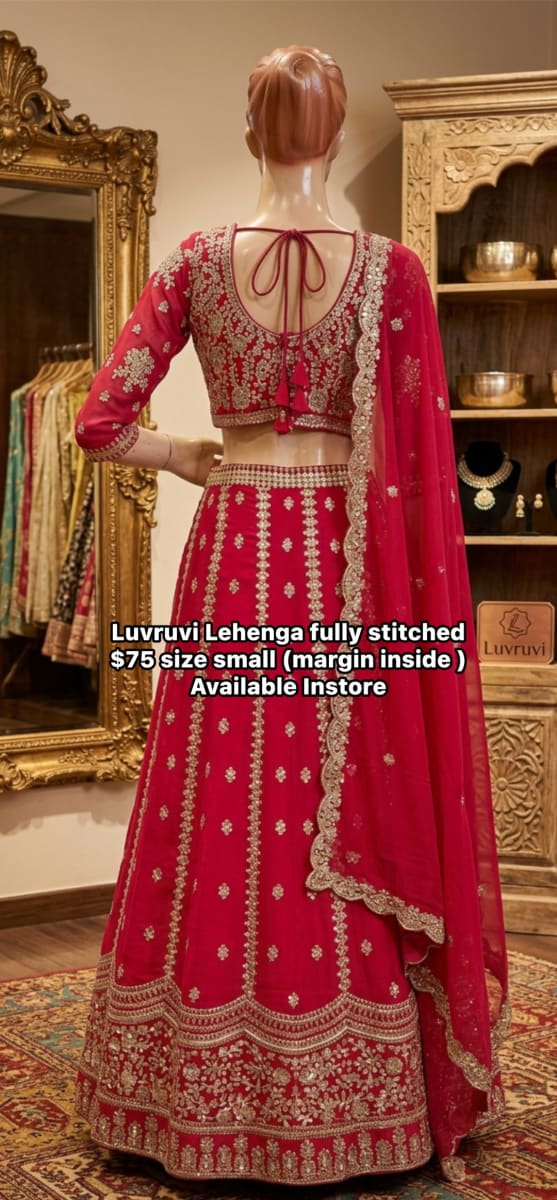 Luvruvi pink fully stitched Lehenga  photo 6