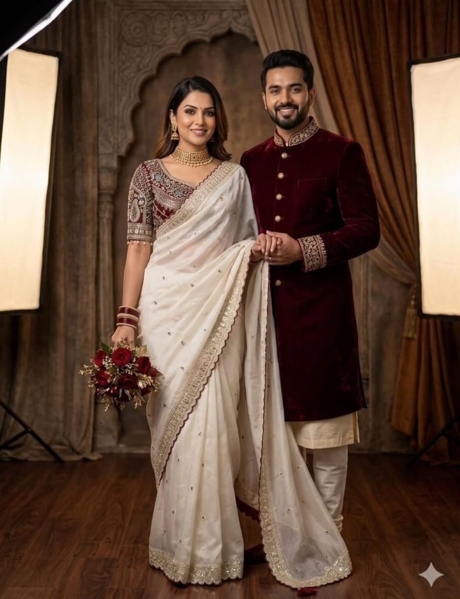 Luvruvi Saree with blouse photo 2